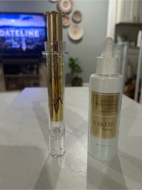 Nakery Rapid Lift Multi-Peptide Serum and 19V69 wrinkle filler